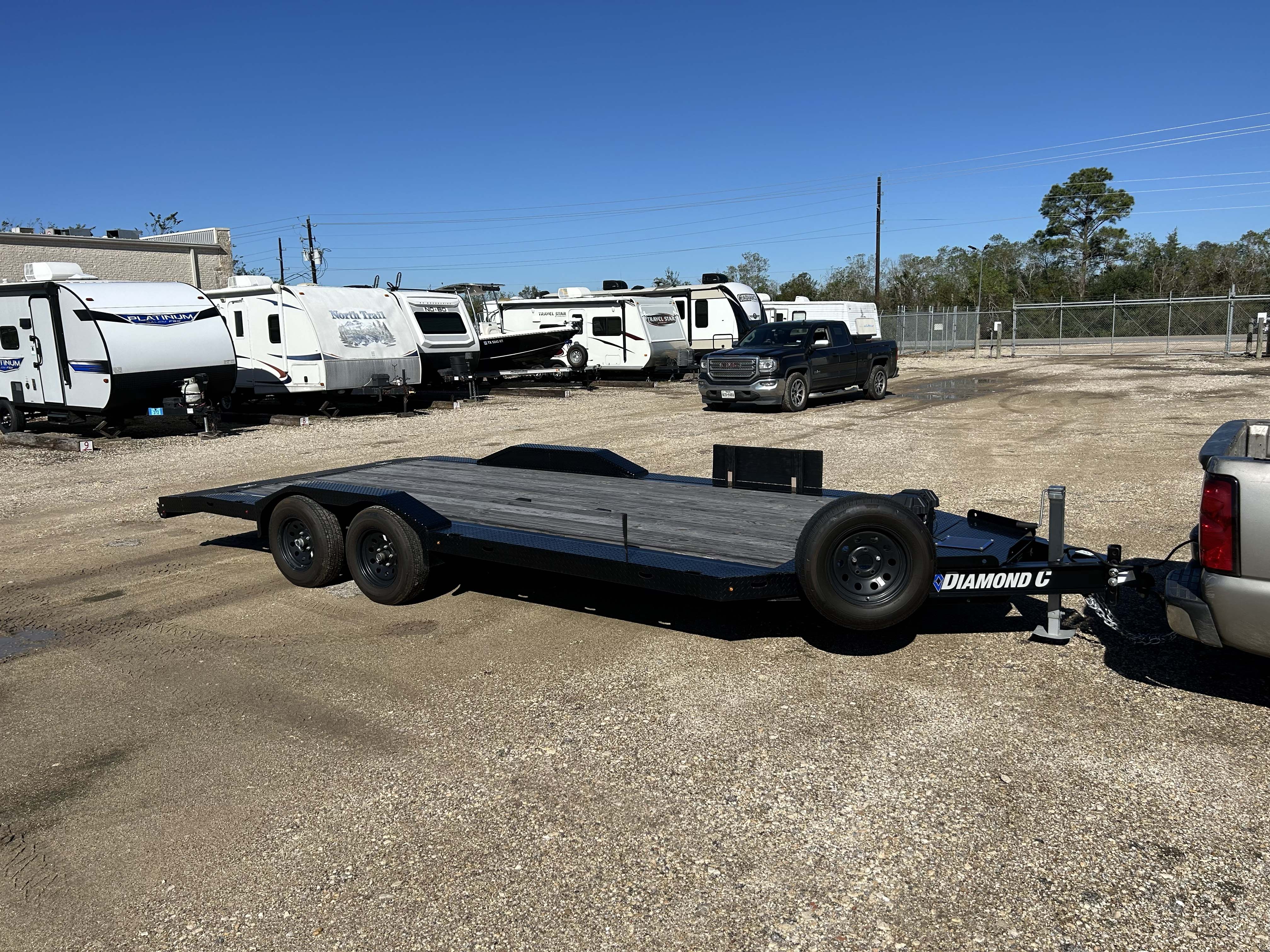 18ft Car Hauler — DIAMOND C rental in Alvin TX near Houston