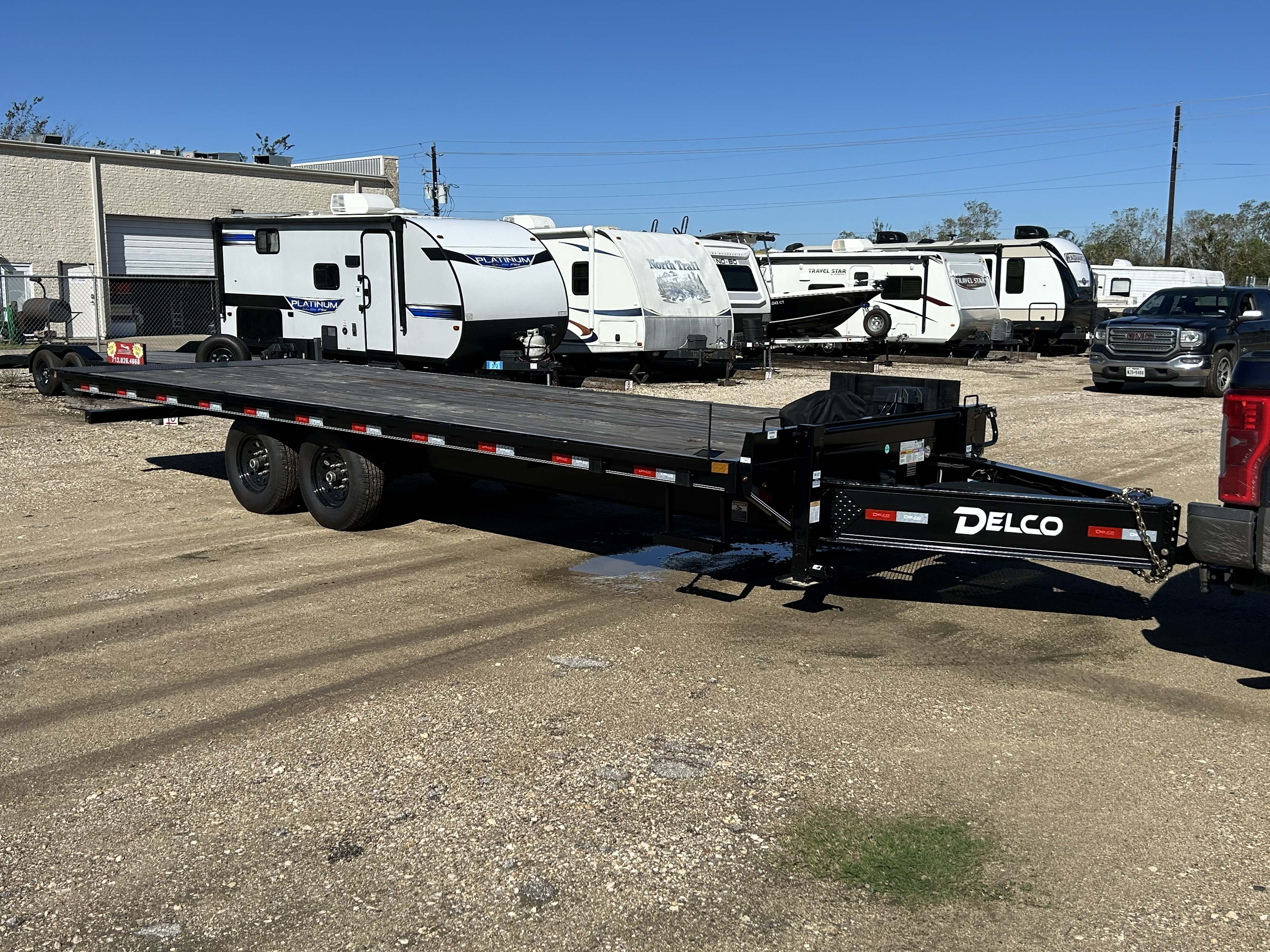 CCH Trailer Rentals LLC - Affordable trailer rentals in Alvin TX near Houston - DELCO tilt deck trailer